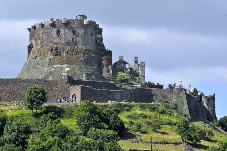 castle of murol in the puy-de-dÃ´me department in auvergne in central france