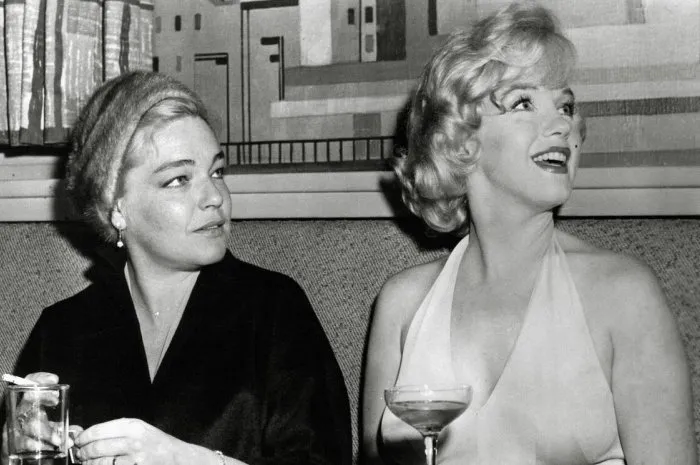 simone signoret, marilyn monroe, circa 1960 photo by the hollywood archive photoshot abacapresscom
