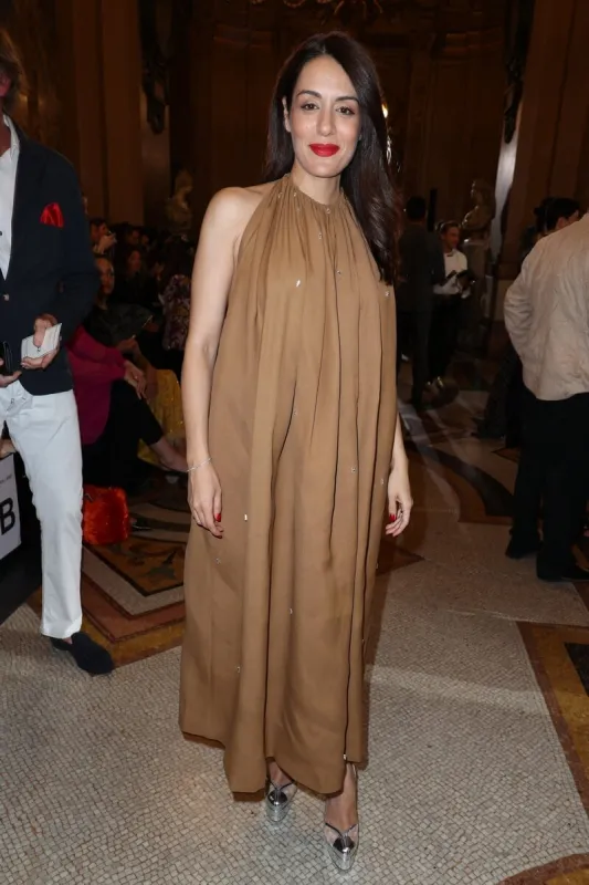 sofia essaidi assiste au défilé stephane rolland haute couture lors de la semaine de la haute couture fw2023 24 à paris le 4 juillet 2023 photo by jerome dominé abacapresscom