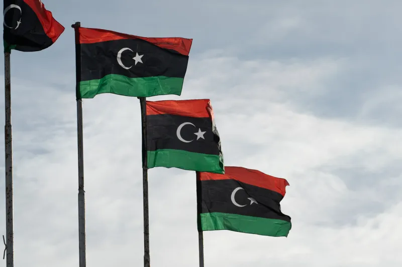 flag of the state of libya