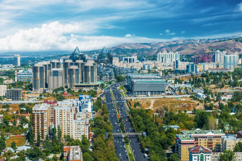 almaty city, kazakhstan? central asia
