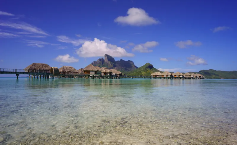 beautiful view of bora bora