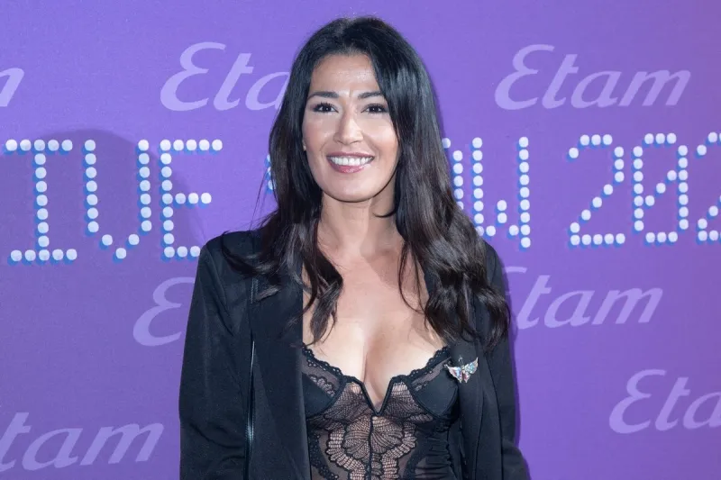 karima charni assiste au défilé etam womenswear printemps été 2023 dans le cadre de la semaine de la mode à paris, france, le 27 septembre 2022 photo par aurore marechal abacapresscom