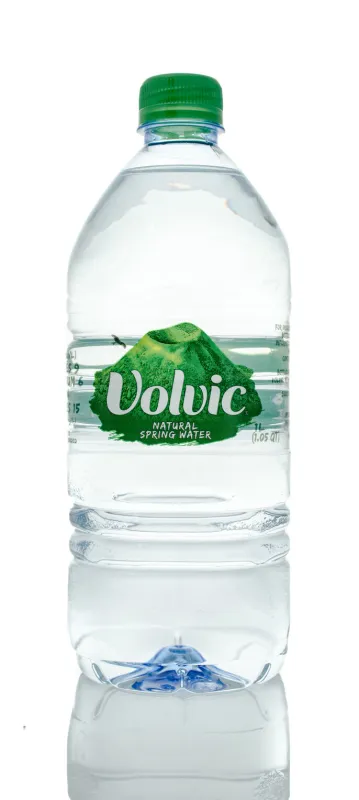 winneconne, wi, usa - 6 march 2016  a bottle of volvic natural spring water