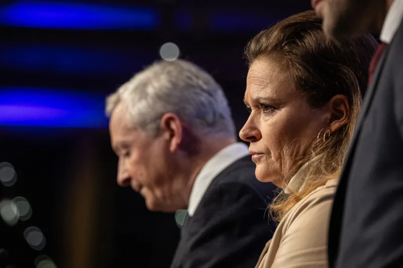 bruno le maire présente ses vœux pour la nouvelle année - paris