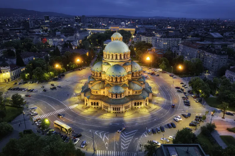 alexander nevsky cathedral in sofia, bulgaria, taken in may 2019, taken in hdr