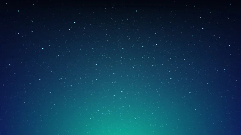 night shining starry sky, blue space background with stars, cosmos