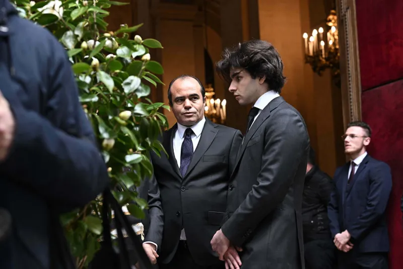 funérailles de frédéric mitterrand - paris