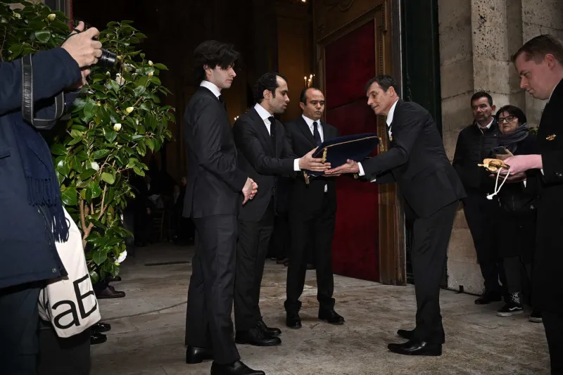 funérailles de frédéric mitterrand - paris