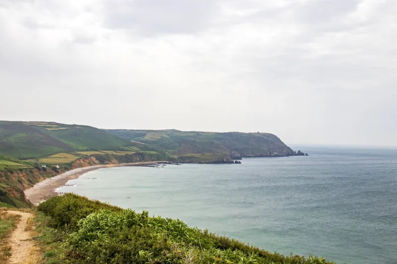 the nose of jobourg is a rocky promontory located at the southern end of cap de la hague, in the commune of jobourg