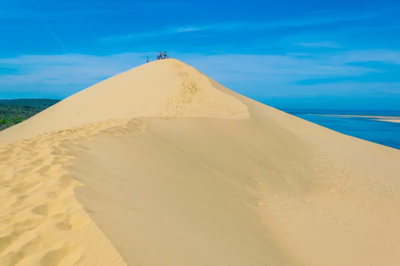 dune du pilat, the biggest sand dune in europe, france