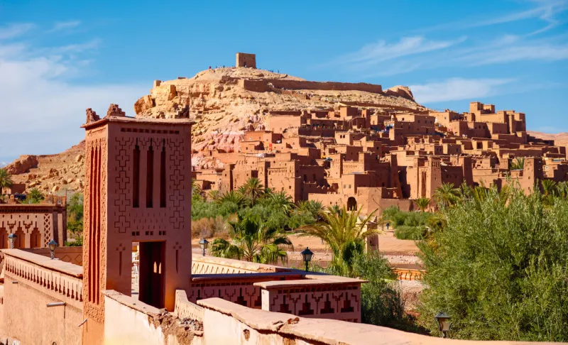 ait ben haddou in morocco near ouarzazate