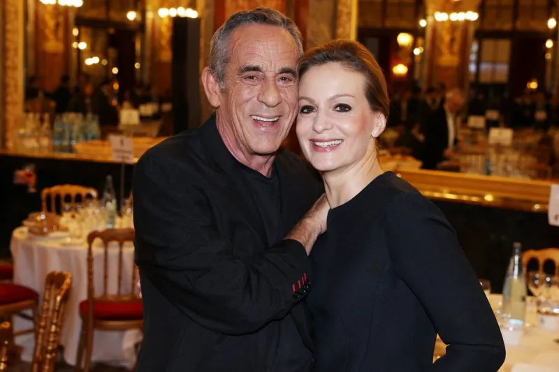 exclusif - thierry ardisson fête ses 74 ans - paris