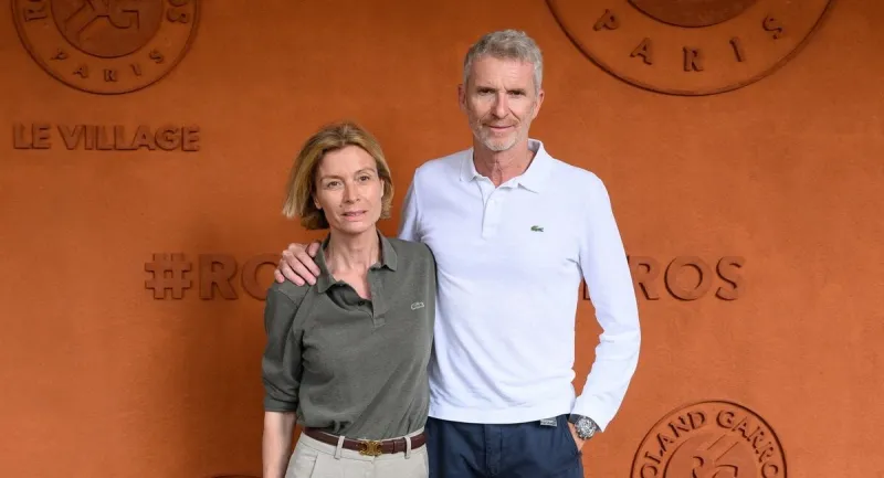 hortense et denis brogniart assistent aux internationaux de france 2024 à roland garros le 31 mai 2024 à paris, france photo by laurent zabulon abacapresscom