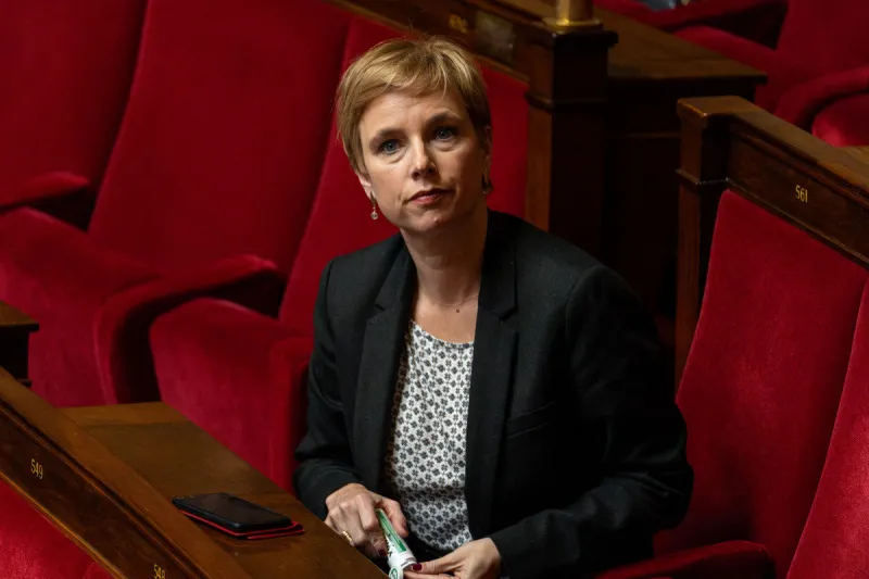 clémentine autain assiste à une séance de questions au gouvernement à l'assemblée nationale à paris le 29 novembre 2023 photo par alexis jumeau abacapresscom