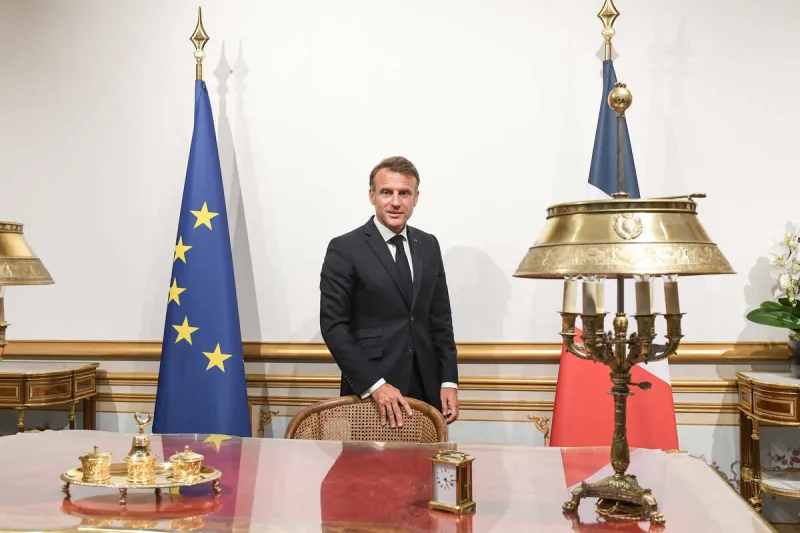 paris 2024 - macron inaugure la maison de l'elysée