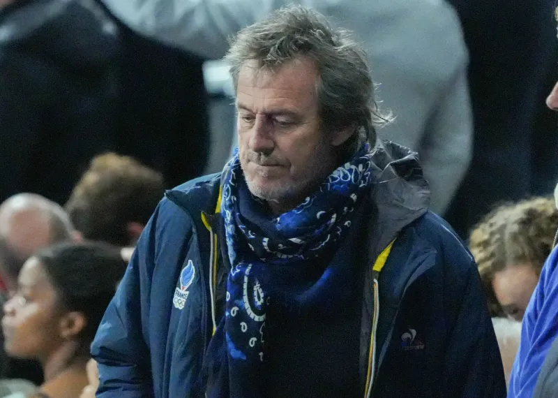 jean-luc reichmann lors de la coupe du monde 2023, quart de finale de rugby à xv entre la france et l'afrique du sud le 15 octobre 2023 au stade de france à saint-denis près de paris, france photo by laurent lairys abacapresscom