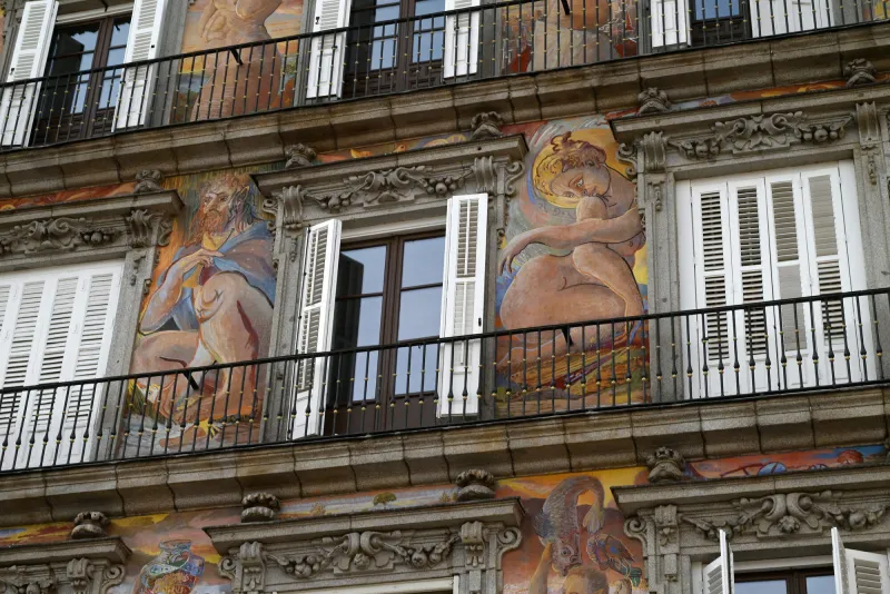 espagne, madrid, plaza mayor