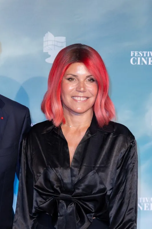 laura tenoudji estrosi assiste au tapis rouge de la cérémonie de clôture du 6e festival cineroman à nice, france, le 5 octobre 2024 photo par shootpix abacapresscom