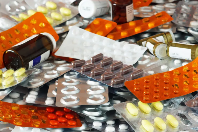 expired medications collected by the pharmacy for disposal