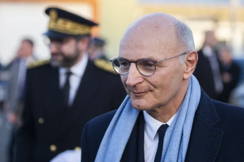 didier migaud, ministre de la justice, lors d'une visite à la maison d'arrêt de nanterre le samedi 30 novembre 2024 photo par jeremy paoloni abacapresscom