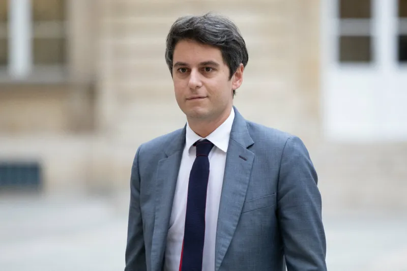 audition de gabriel attal au sénat français - paris