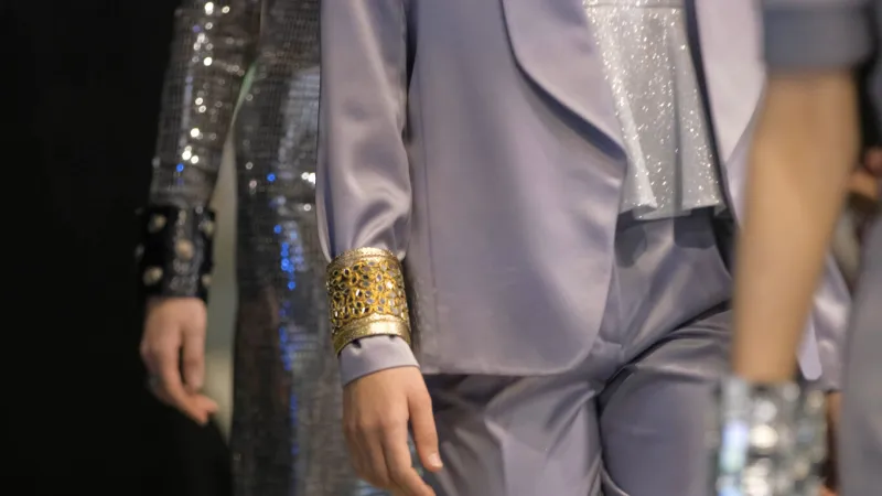 stylish glamour girls move on pricy podiums during classy fashion showing weeks models defile on catwalk stage show young adult women walk in trendy clothing popular females on famous runways 4k