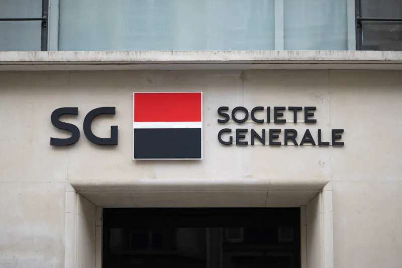 illustration du bureau de la société générale à paris, le 13 août 2024 photo par raphael lafargue abacapresscom