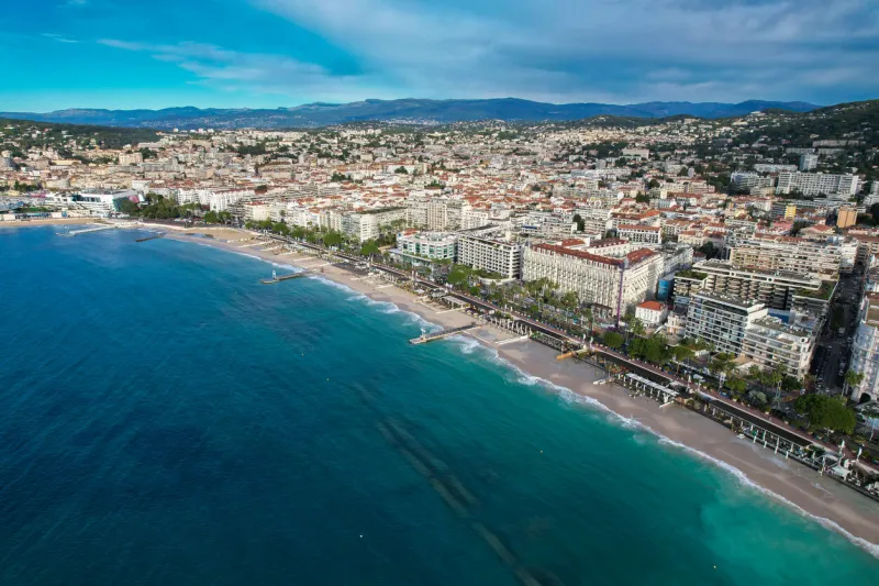 home of the famous cannes film festival, this is one of the most beautiful areas on the mediterranean sea in france