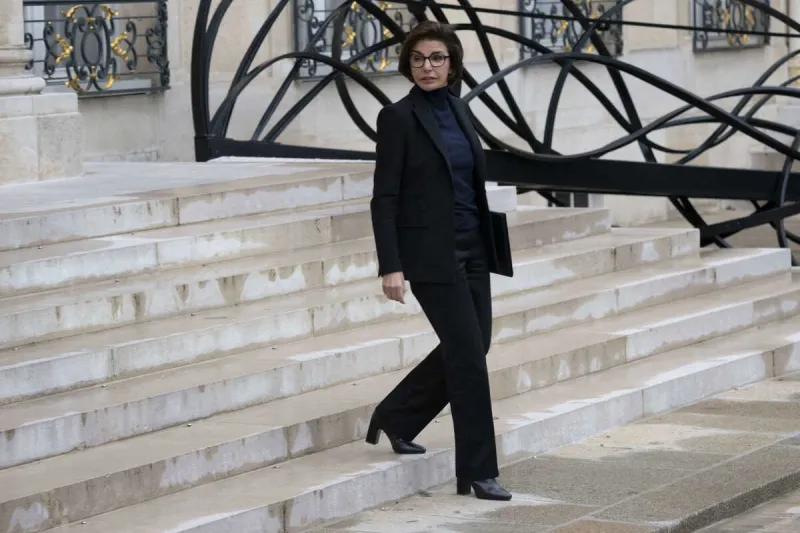 la ministre française sortante de la culture et du patrimoine rachida dati quitte le palais présidentiel de l'elysée après le conseil des ministres hebdomadaire, le 11 décembre 2024 photo by eliot blondet   abacapresscom