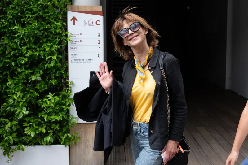 sophie marceau assiste à la finale hommes de roland garros à roland garros le 9 juin 2024 à paris, france photo by laurent zabulon abacapresscom