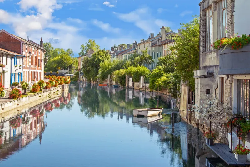 joinville view of the bay, haute marne, champagne ardennes, france