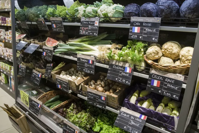 magasin bio la vie claire   le rayon legumes