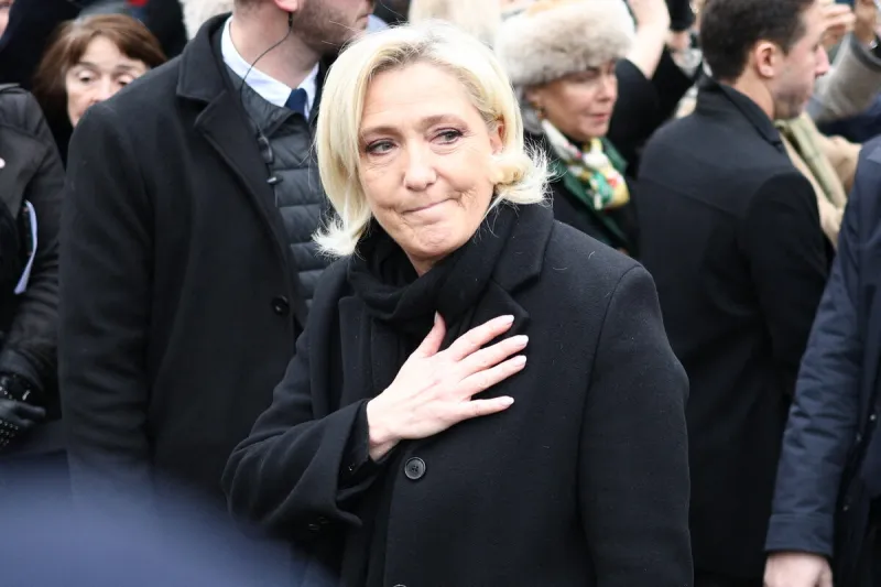 cérémonie commémorative pour jean-marie le pen - paris