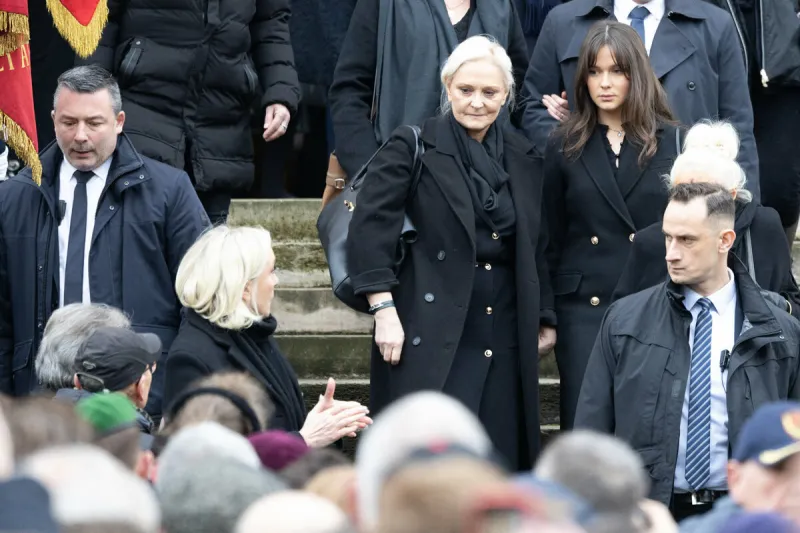 cérémonie commémorative pour jean-marie le pen - paris