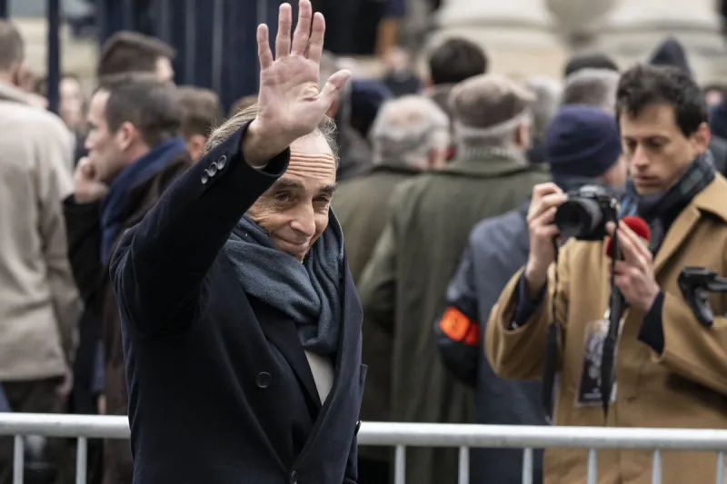 cérémonie commémorative pour jean-marie le pen - paris