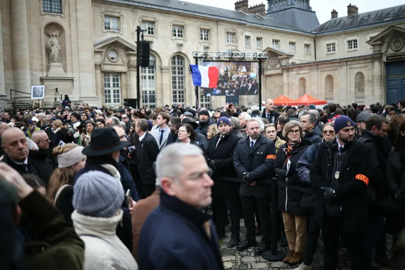cérémonie commémorative pour jean-marie le pen - paris