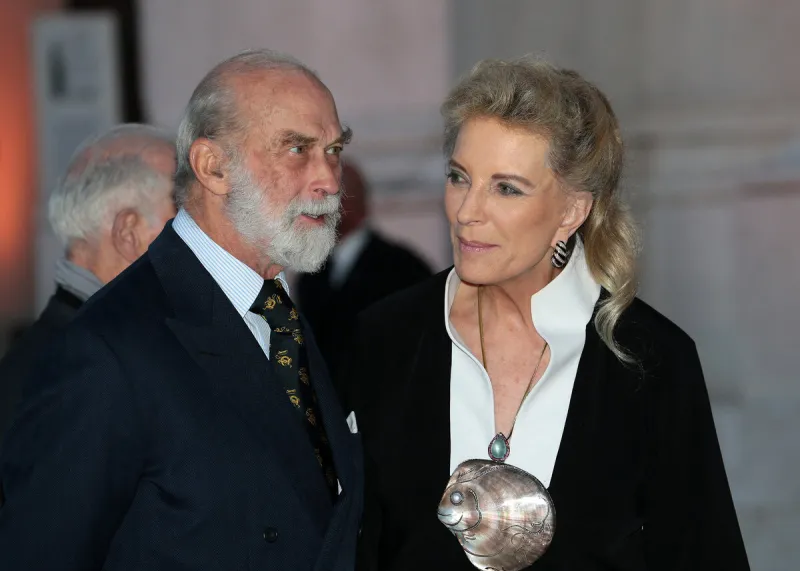 michael of kent et marie christine von reibnitz assistent au dîner de la fondazione cini, isola di san giorgio, biennale de venise 2015, le 6 mai 2015 à venise, italie photo by photoshot abacapresscom