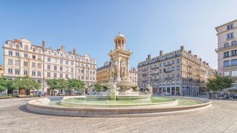 september 2019 - lyon, france - the city of lyon in daytime