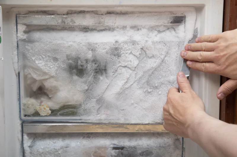 defrosting of the refrigerator at homecleaning the refrigerator