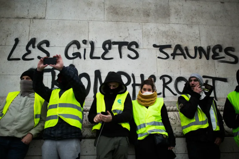 gilets jaunes manifestation - paris