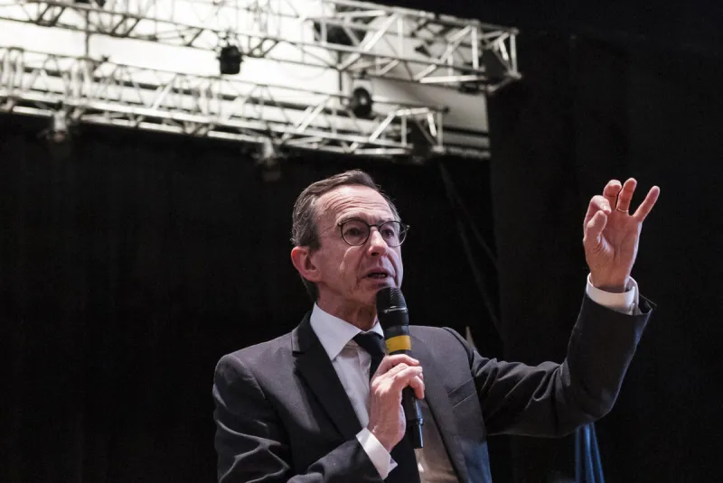 bruno retailleau lors de sa réunion de campagne - balma