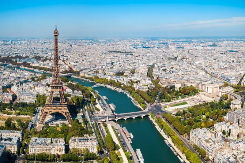 paris city aerial panoramic view paris is the capital and most populous city of france