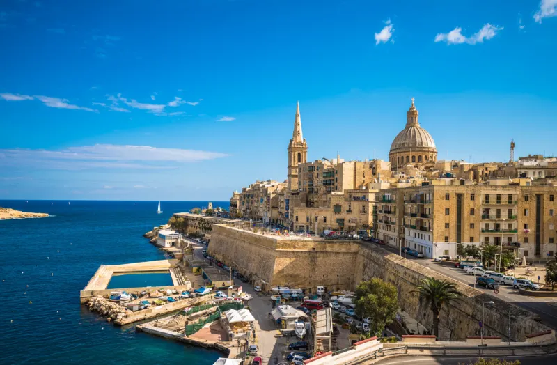 view of valletta, the capital of malta