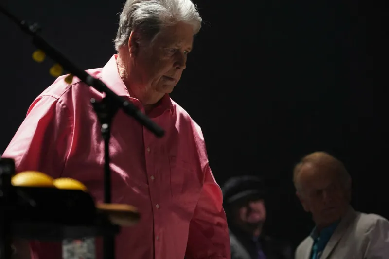brian wilson performing live on stage at hammersmith eventim in london as part of the celebration of the 50th anniversary of the beach boys' album pet sounds london, uk, tuesday, august 1, 2017 photo by richard gray empics entertainment abacapresscom