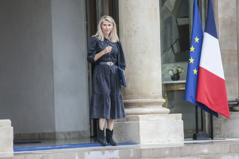 marie barsacq, minister for sport, leaving the council of ministers at the palais de l'elysee, in paris, june 4, 2025 photos by jeremy paoloni abacapresscom