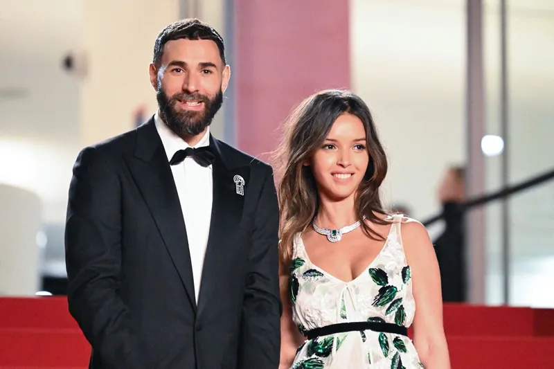 Karim Benzema and Lyna Khoudri attending 13 Jours 13 Nuits Premiere in Cannes, France on May 23, 2025 as part of the 78th Cannes Film Festival. Photo by Aurore Marechal/ABACAPRESS.COM