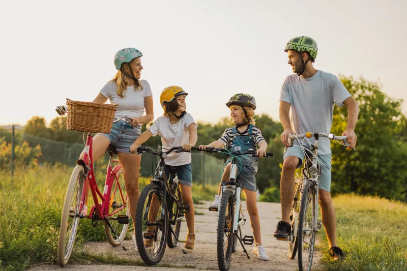 Vacances en famille à vélo