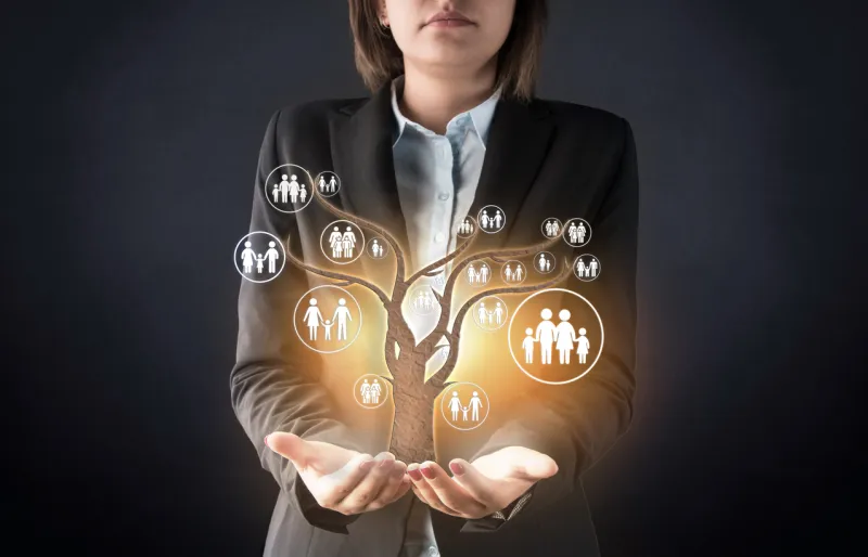 Généalogie mains femme
