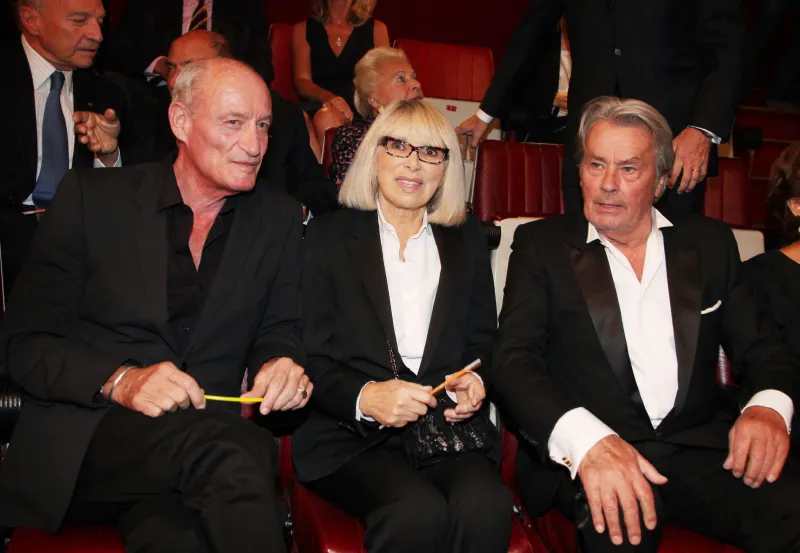Mireille Darc et Alain Delon